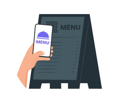 Via votre propre RestoManager, vous pouvez adapter votre menu aux codes QR de votre établissement